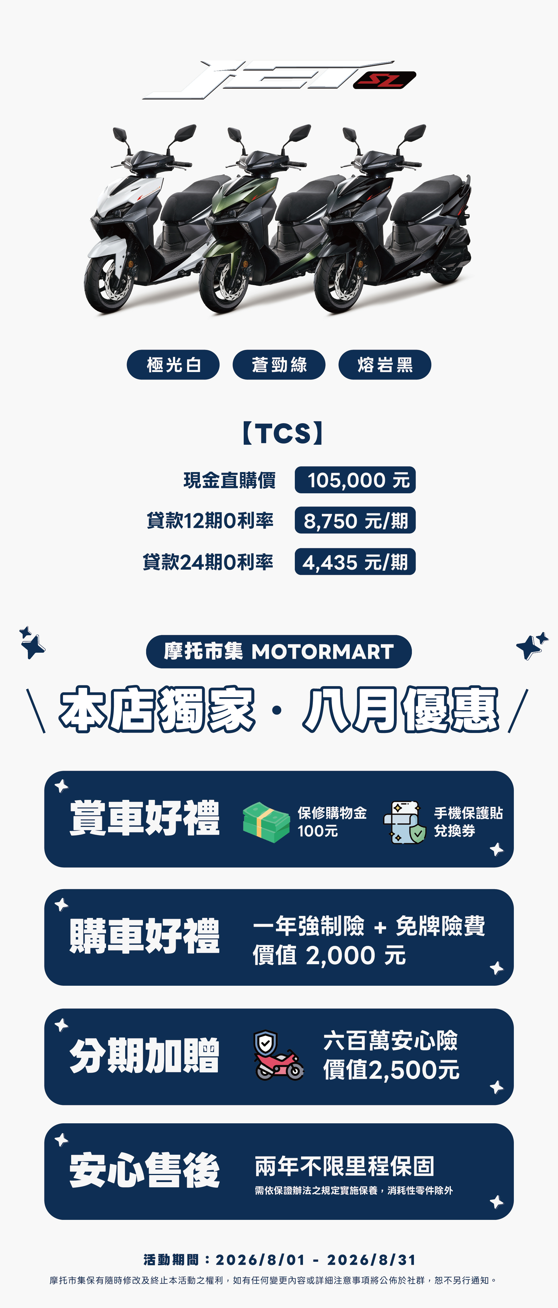JET SL 125 價格