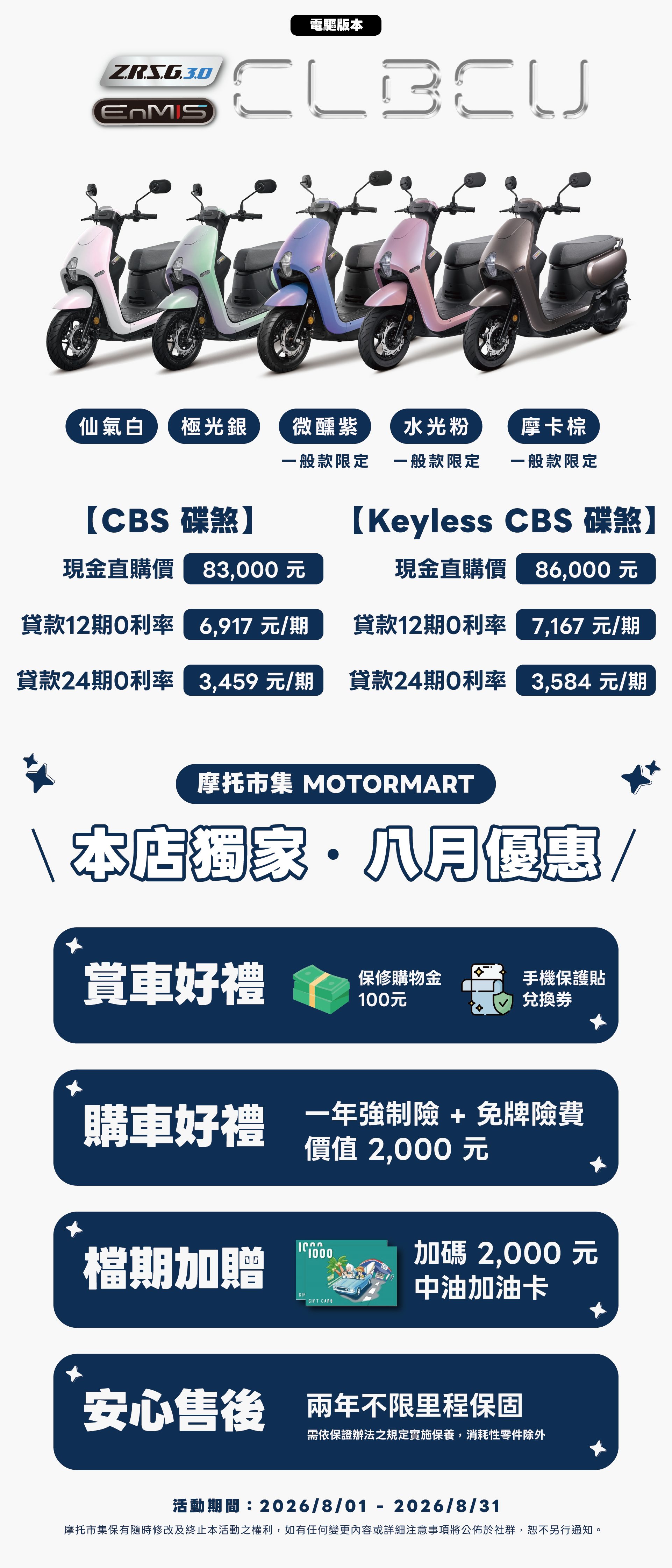 CLBCU 價格