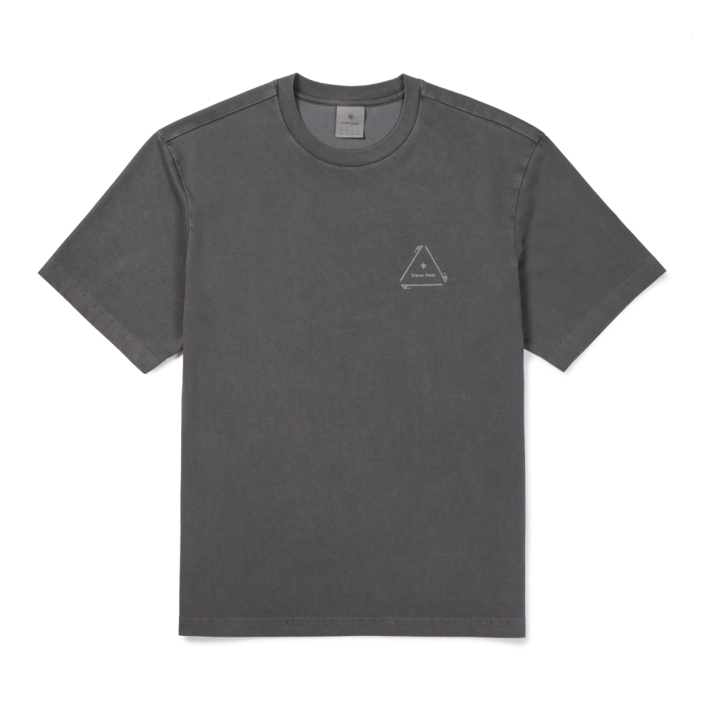 【現貨】snow peak Pigment Dyeing Graphic Short Sleeve T-Shirt 三角營釘圖像 短tee S26FUFTS66