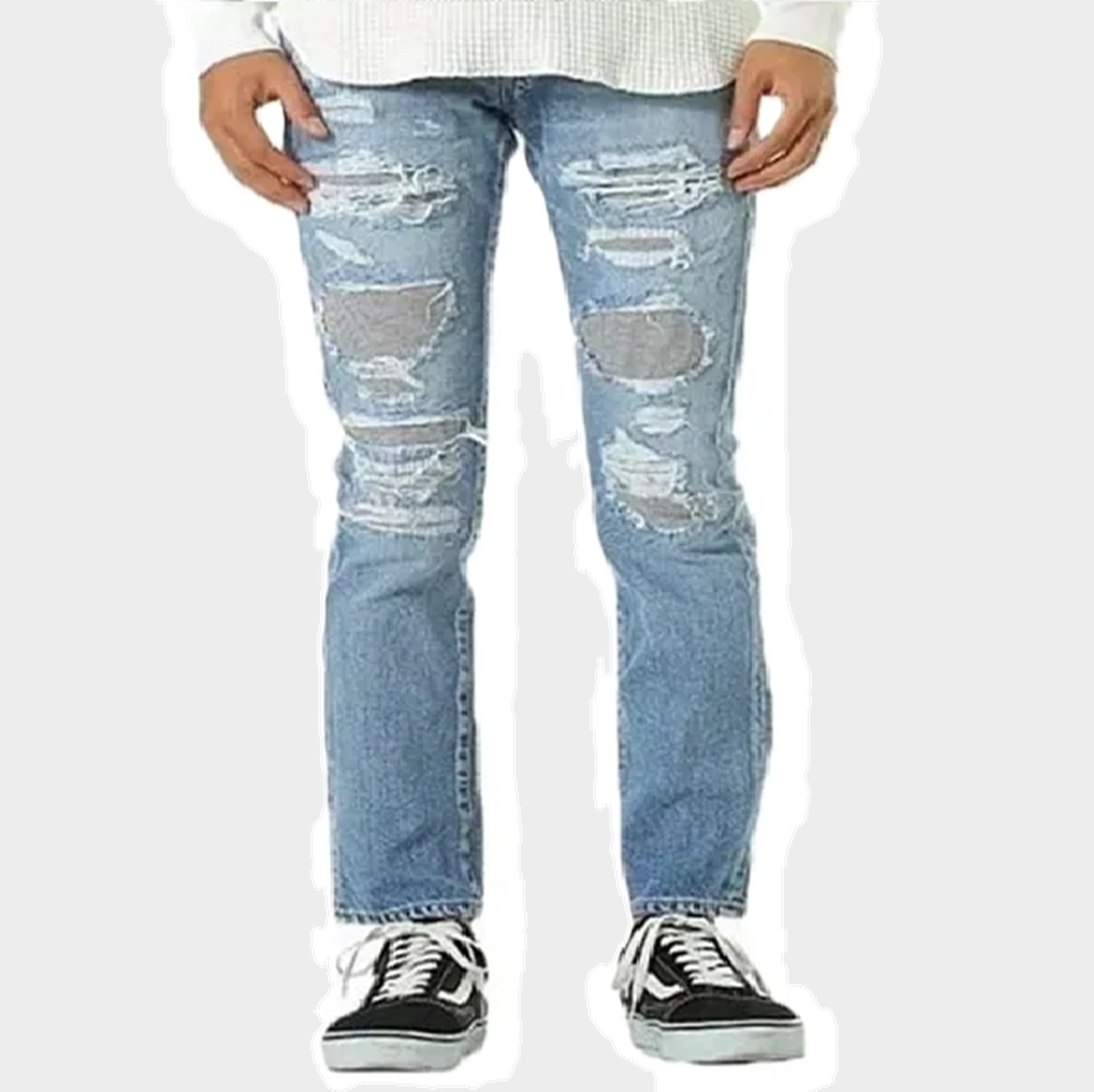 LAST SALE: DESCENDANT DIN 4 HARD DAMAGED SLIM FIT JEANS - IN STOCK NOW (現貨發售中)