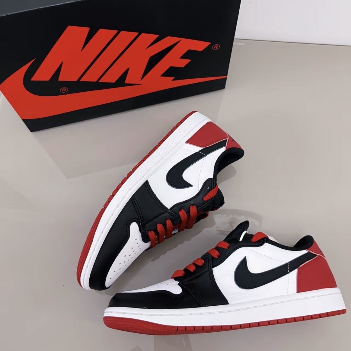 NIKE AIR JORDAN 1 LOW OG 黑紅 黑腳趾 芝加哥 低筒 喬丹 男鞋 CZ0790-106