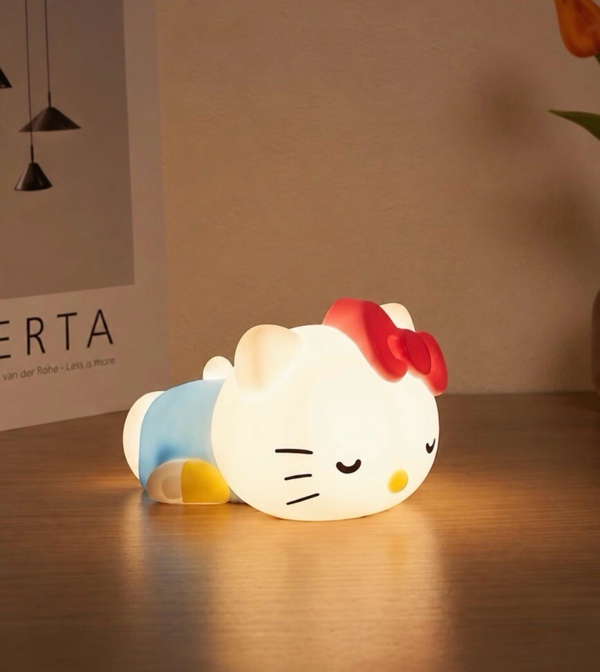 【Luxury】 三麗鷗矽膠夜燈 KITTY 庫洛米 大耳狗 三麗鷗夜燈 KITTY庫洛米小夜燈 晚上必備