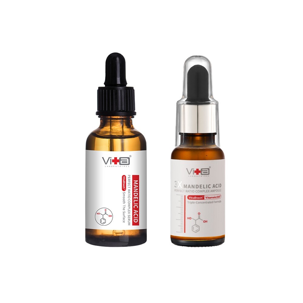 【雙效煥膚透亮組】薇佳3X蜜花酸晶煥膚安瓶+蜜花酸晶煥膚美白精萃