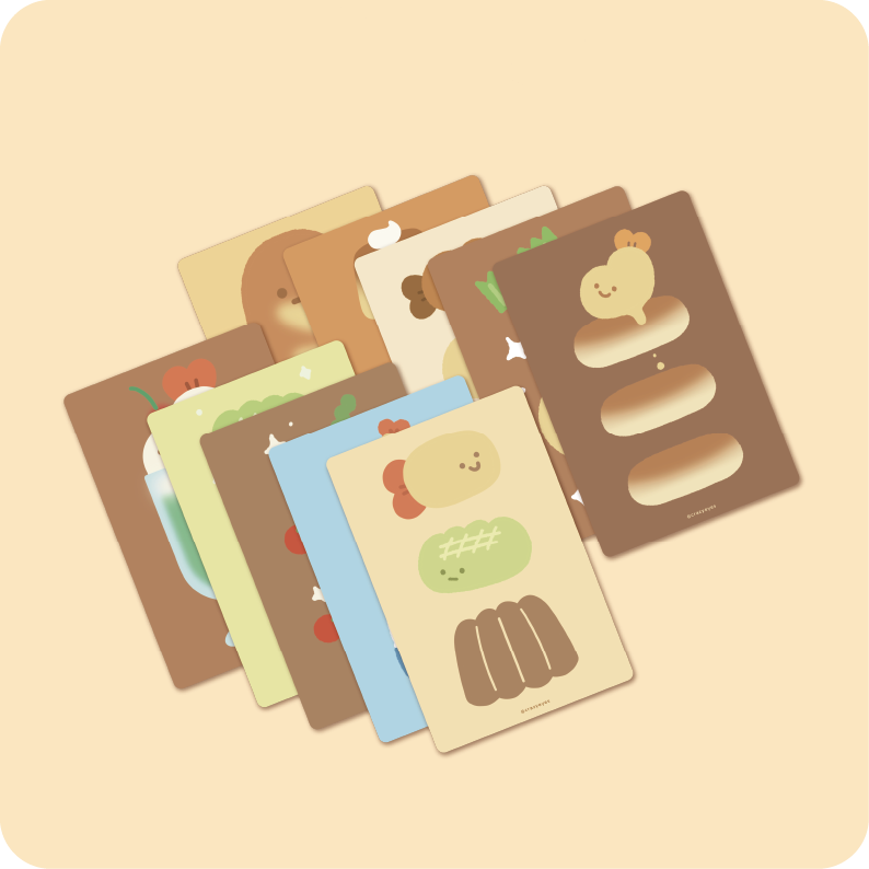 Shrimp Postcard – 10 Designs
