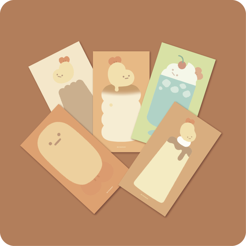 Shrimp Memo Pad – 5 Designs