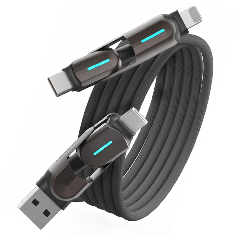 【SAVEWO 救世】1.2米 240W PD3.1 四合一極速充電線