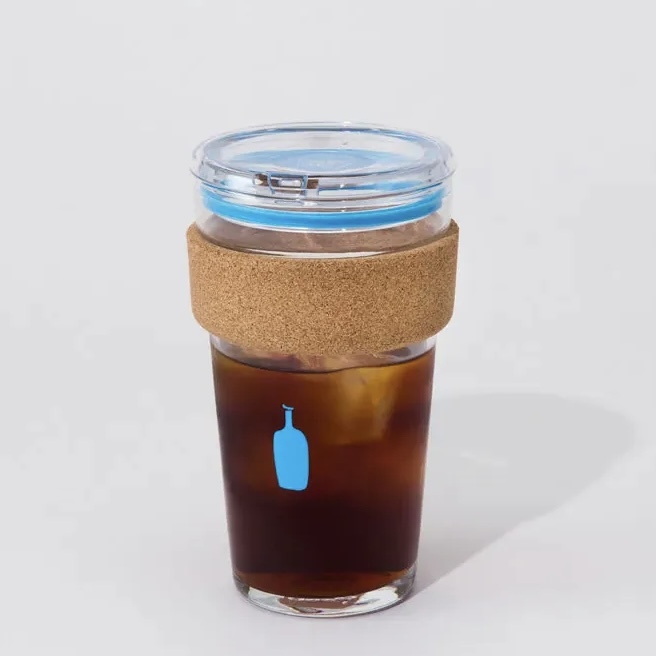 BLUE BOTTLE 隔熱 耐熱 玻璃杯 咖啡杯 454ML 杯子