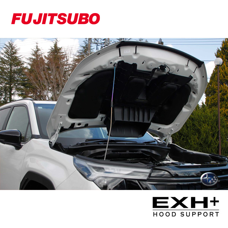 FUJITSUBO 藤壺 EXH+ 鈦金屬引擎蓋頂桿 SUBARU FORESTER SL 六代森林人