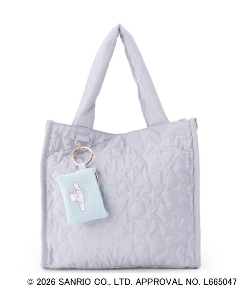 Sanrio / Star Quilted Pouch Charm Tote