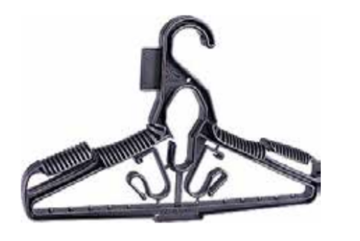 SCUBAPRO UNIVERSAL HANGER 裝備專用收納衣架-黑