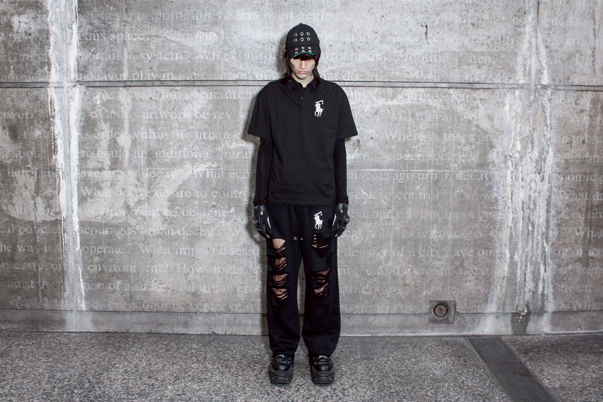 Bornrich｜Bolo Shirt (Black)