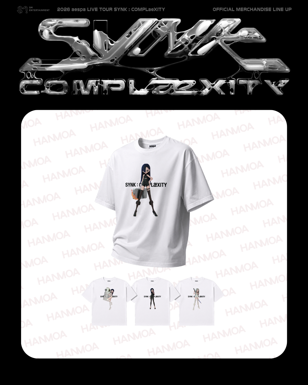 預購｜aespa 2026演唱會場週 短Tee SYNK : COMPLaeXITY