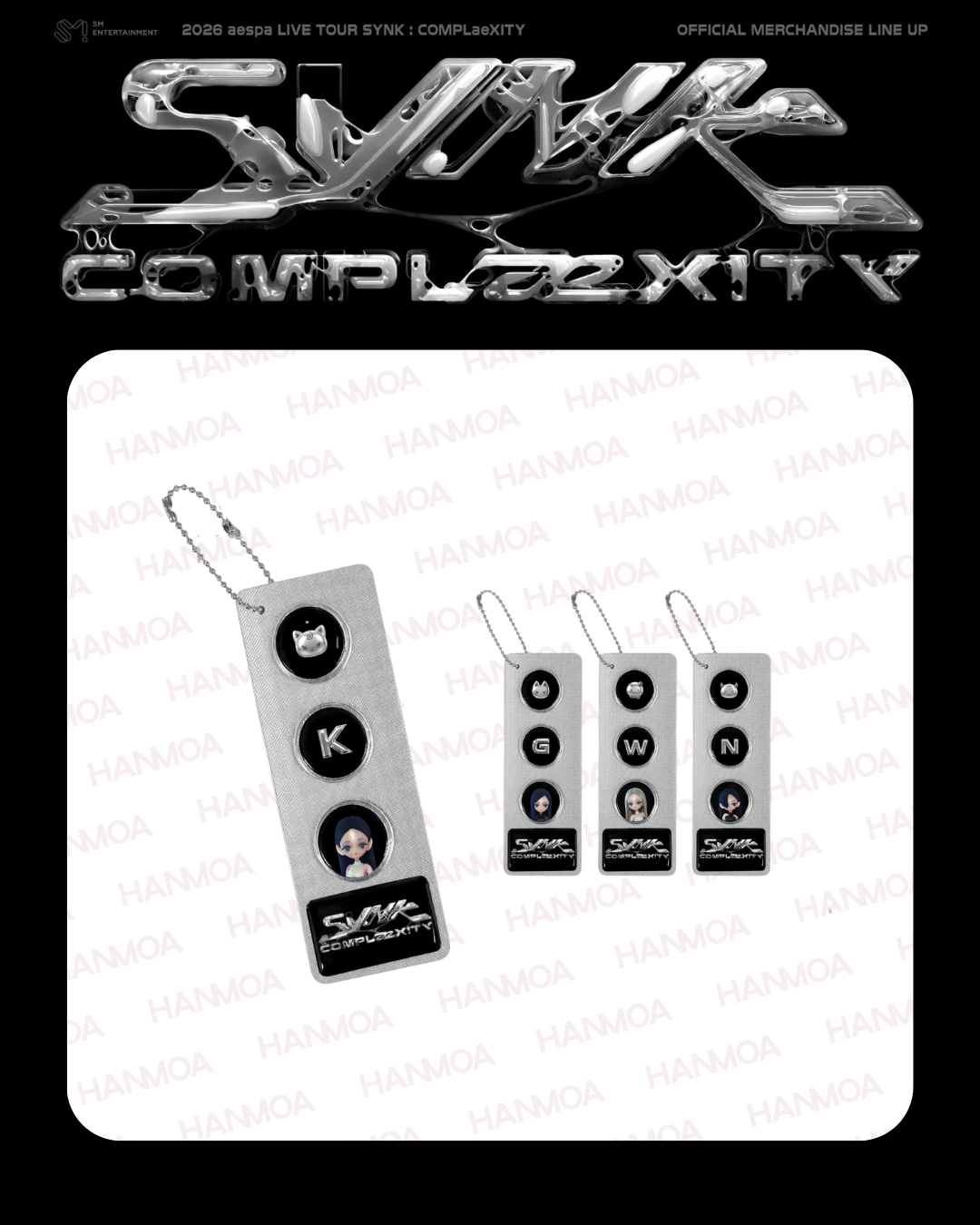 預購｜aespa 2026演唱會場週 胸章組 SYNK : COMPLaeXITY