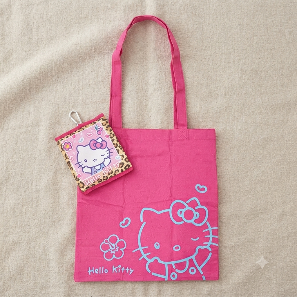 Sanrio Hello Kitty 平成風 布袋 #Kuromi #LB
