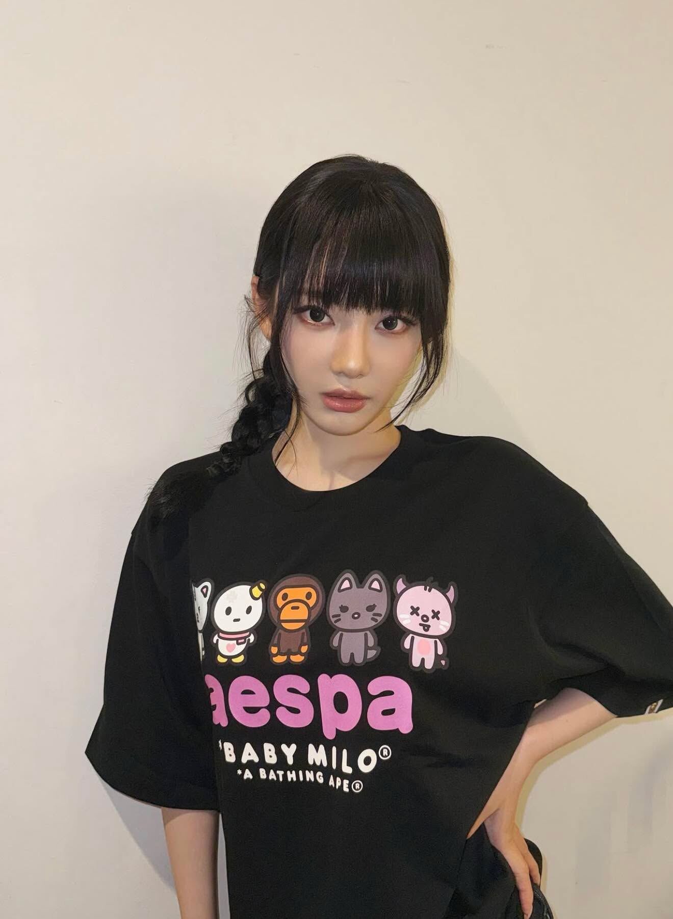 BAPE X aespa BABY MILO 短T 2M73110909 男版 / 2M73210901 女版