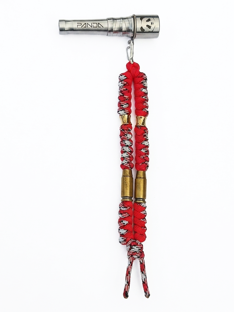 Panda Mouthtip “Bullet” - "Double" - Red White + Red
