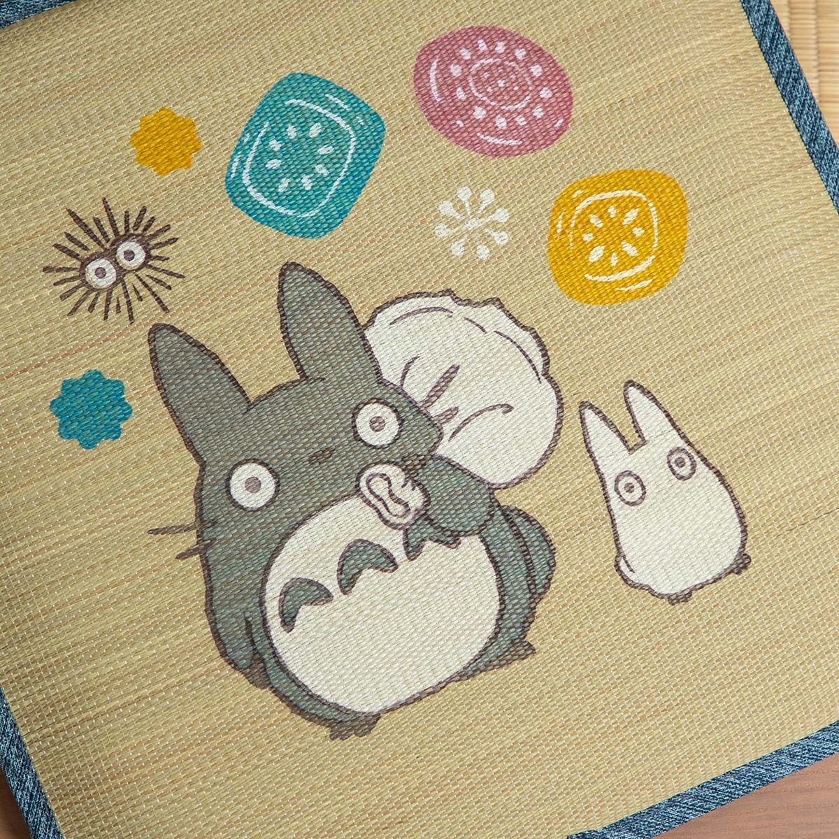 IKEHIKO藺草椅墊 龍貓 糖果40x40公分