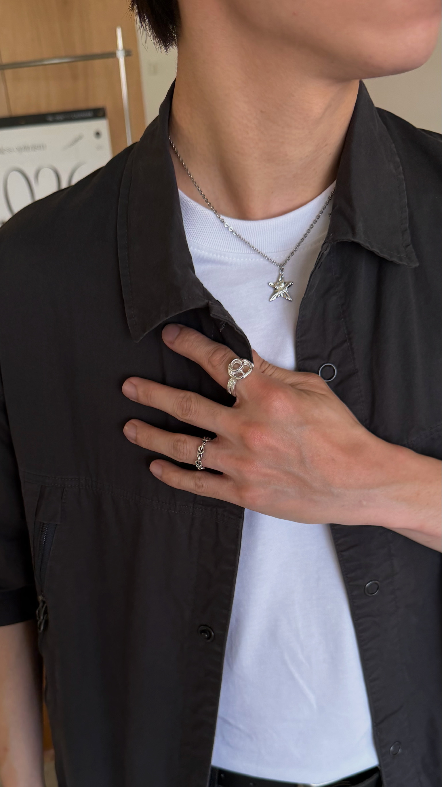 細紐結戒指💍（純銀）