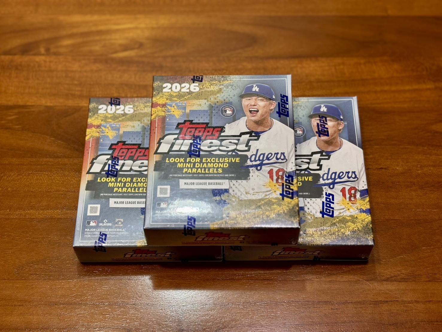 Topps 2026 Finest Baseball Mega Box 球員卡 卡盒