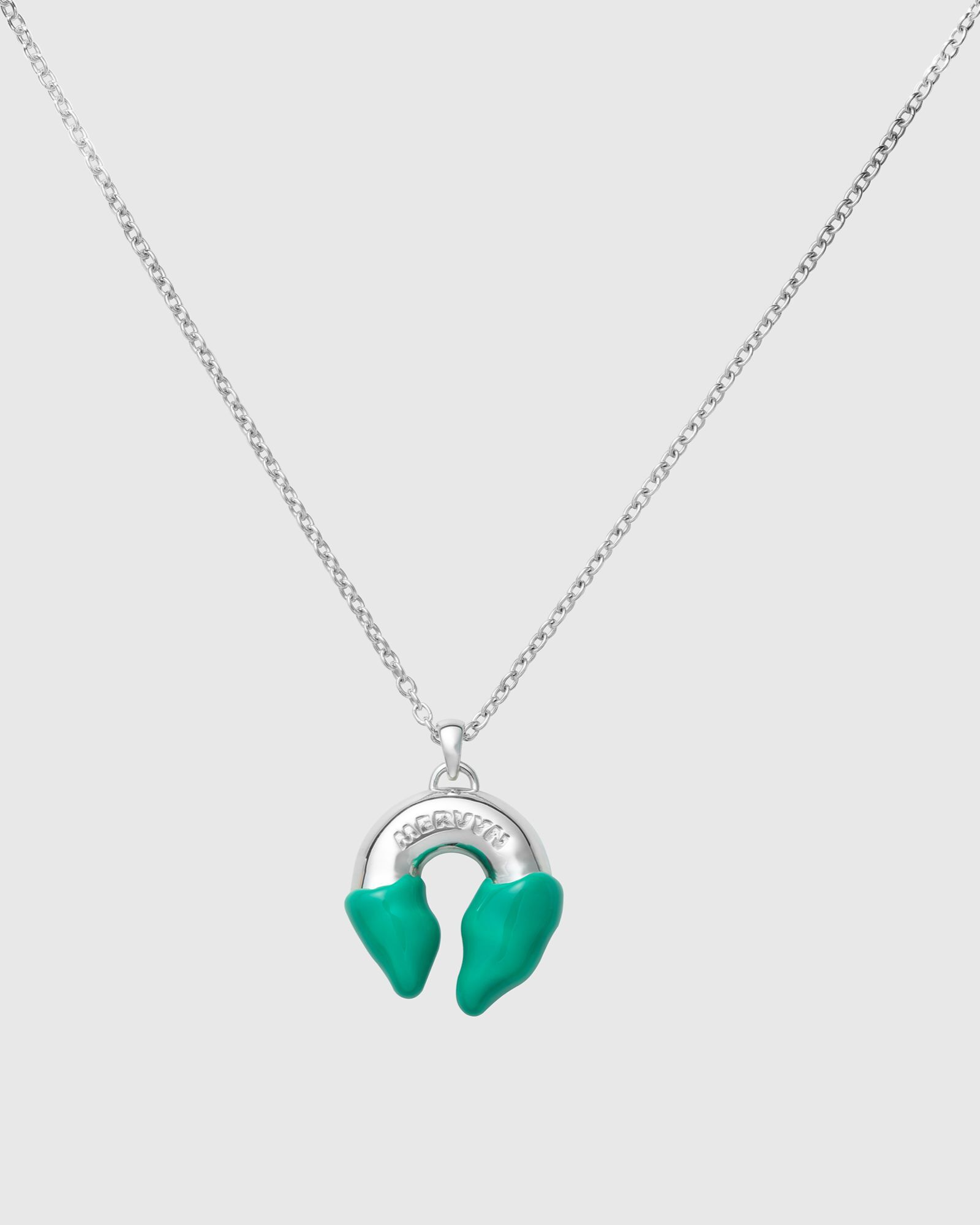 MERVYN Donut Necklace, Green