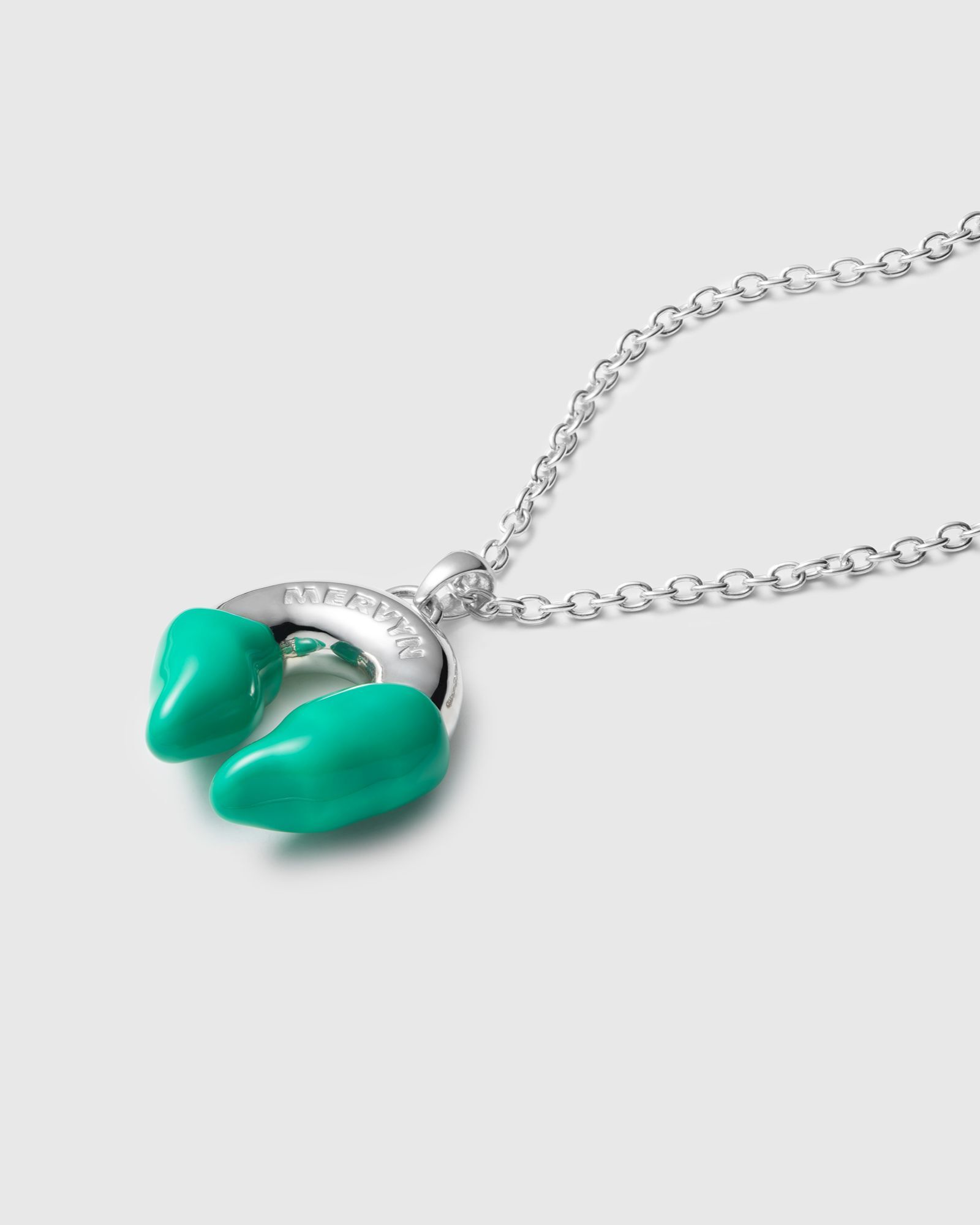 MERVYN Donut Necklace, Green