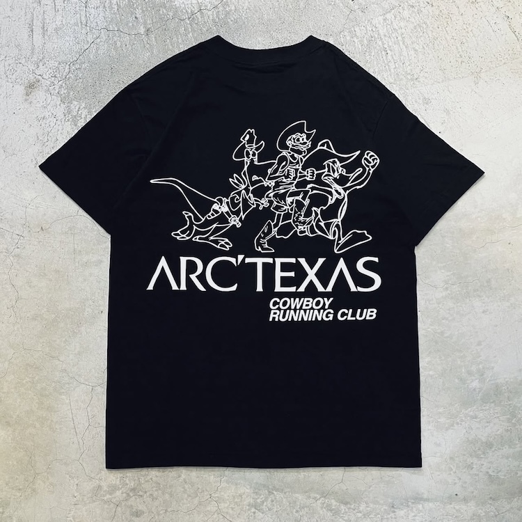 Bootlab - COWBOY RUNNING CLUB S/S TEE - BLACK