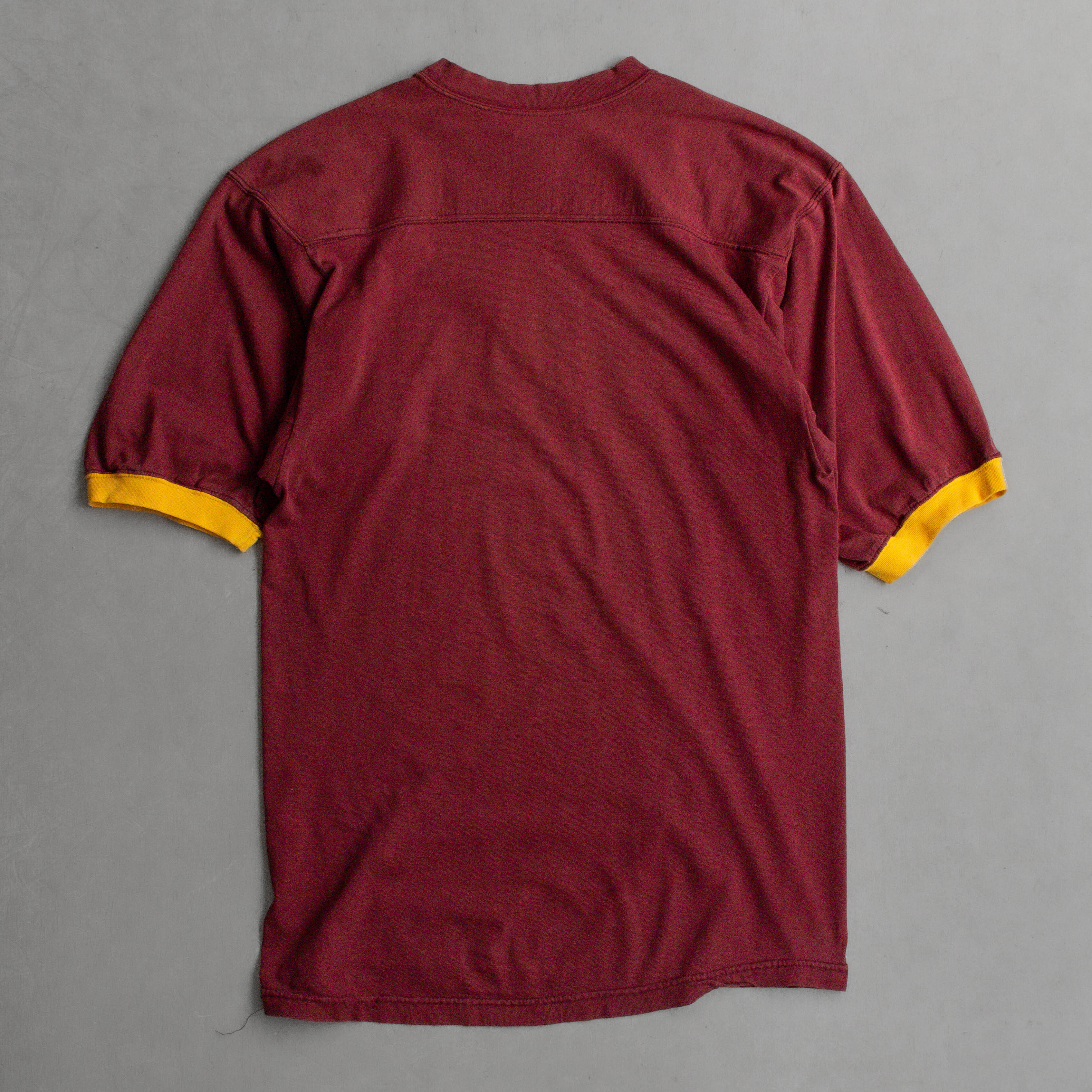 70S RUSSELL ATHLETIC TEE 美國製 酒紅 滾邊 兄弟會 運動 短袖 T恤