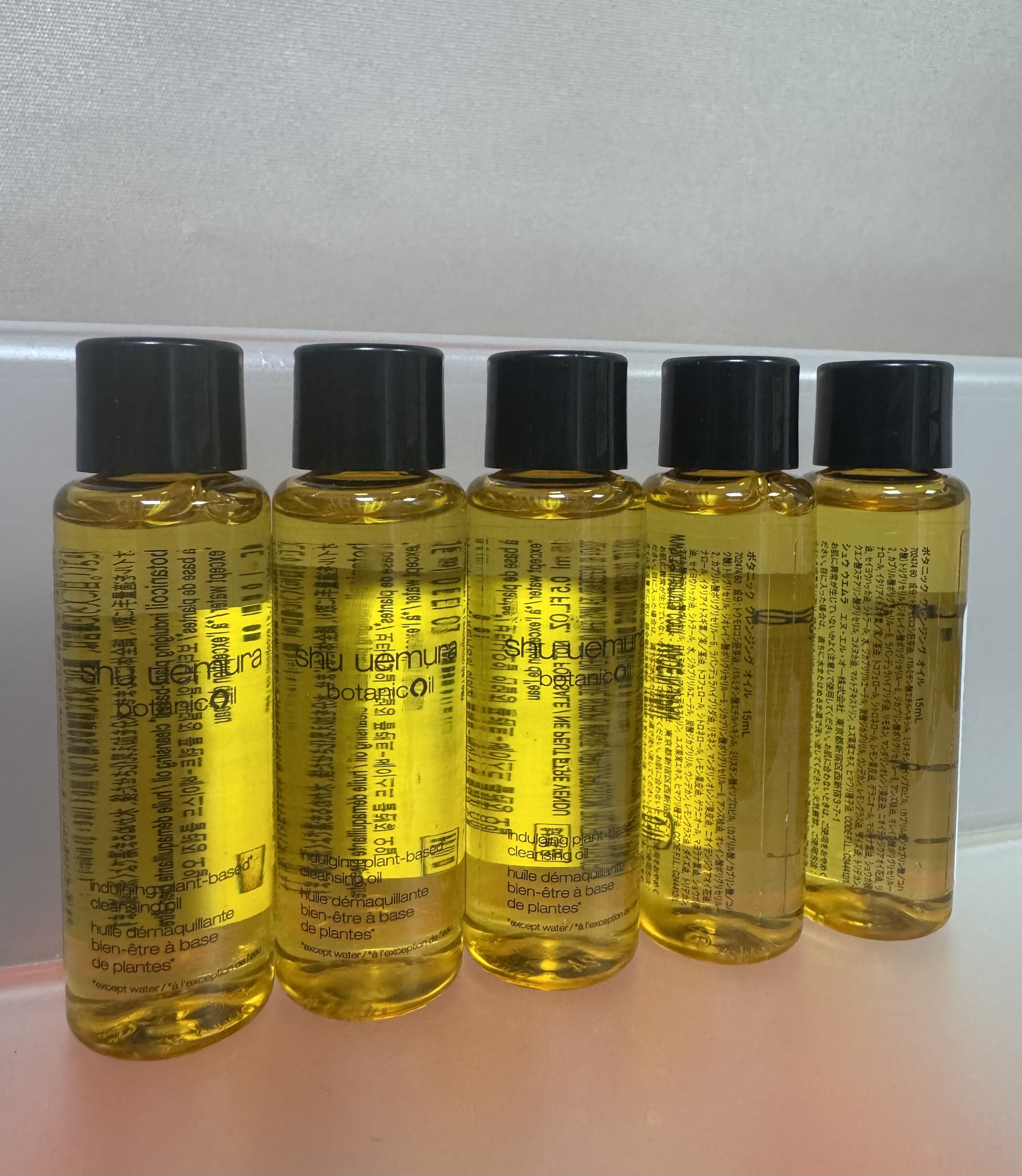 Shu uemura 植村秀柚子卸妝油15ml**一套三支