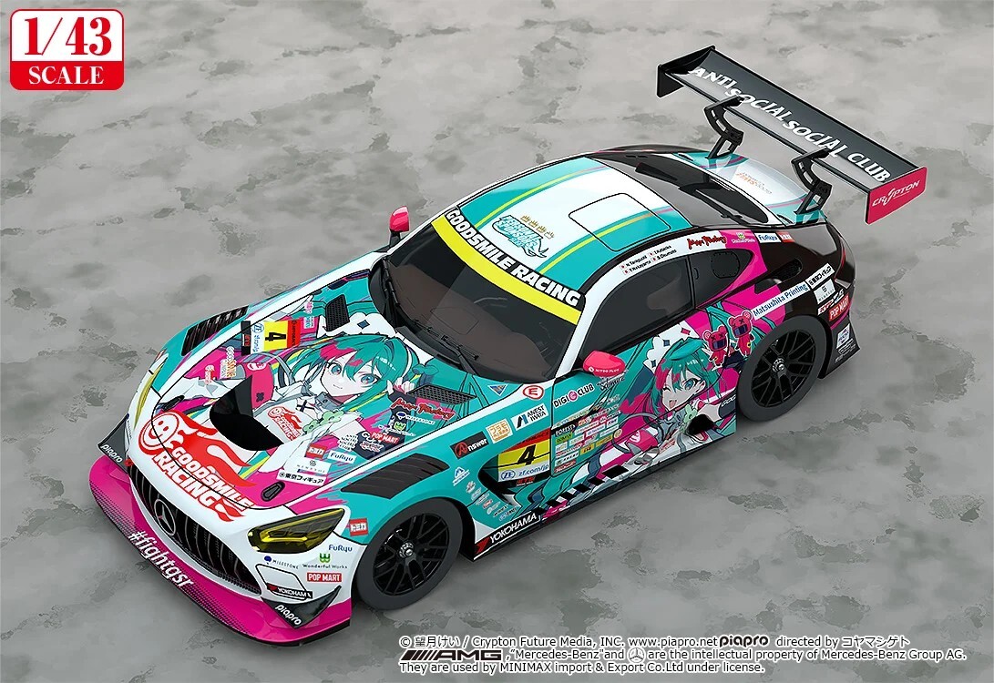 【Reissue】1/43 Good Smile Hatsune Miku AMG 2025 Season Opening Ver.