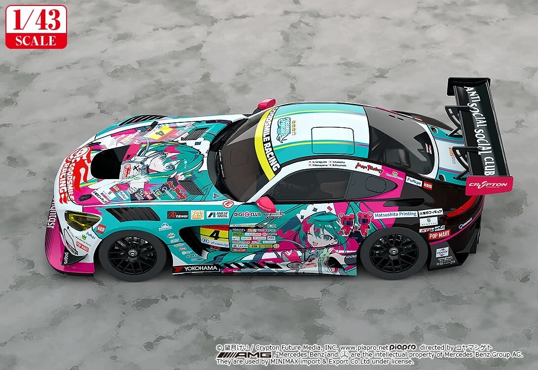 【Reissue】1/43 Good Smile Hatsune Miku AMG 2025 Season Opening Ver.