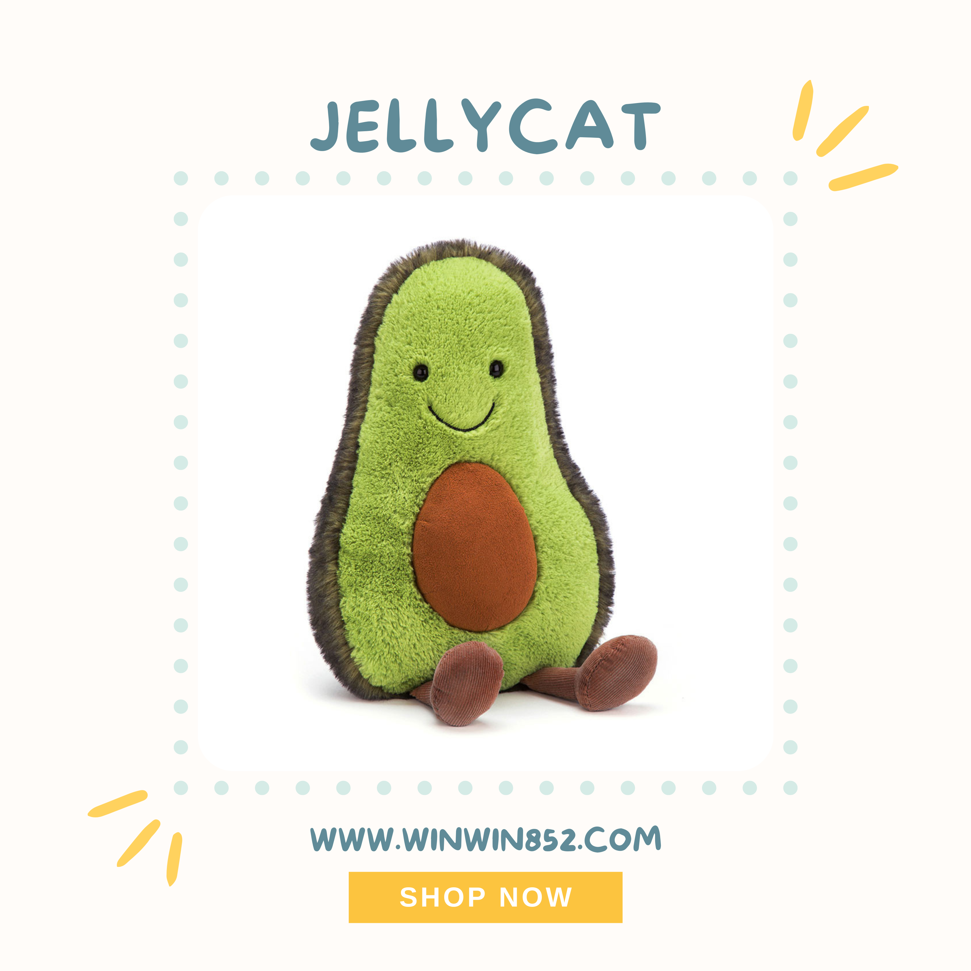 Jellycat Amuseables Avocado