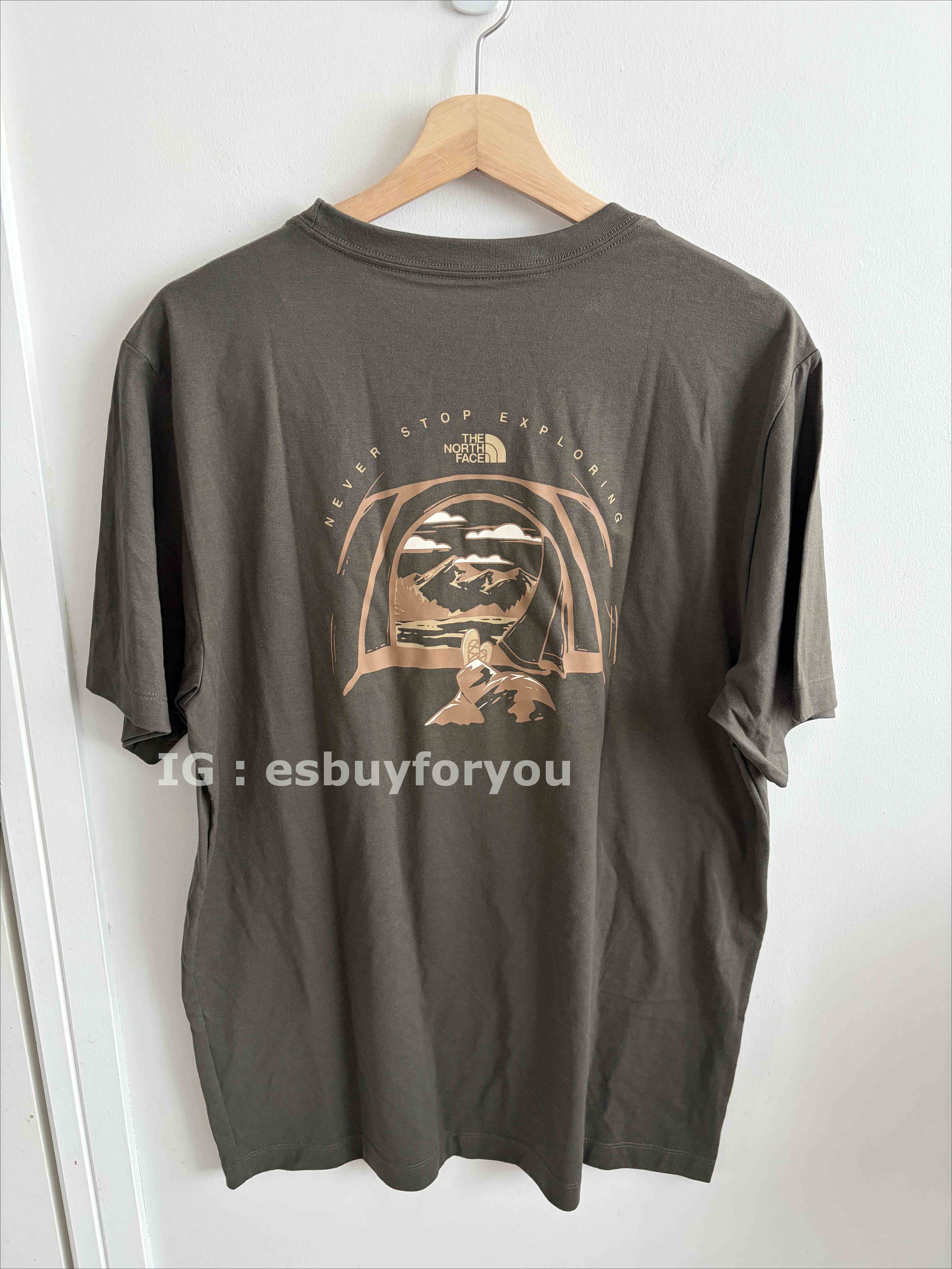 THE NORTH FACE 男大人 正反 露營系列 短TEE