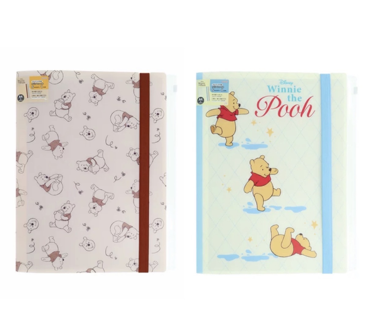 【最新發售】JP Pooh 磨沙 A4 文件夾 5P+1 8504 8498 TK260804
