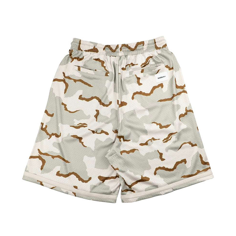 IDEALISM CAMO SHORTS 迷彩圖紋 膝下球褲 休閒 短褲 米白 ID-50 [台灣現貨]