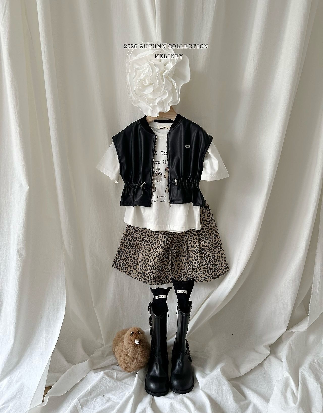 MELIKEY String Leather Vest