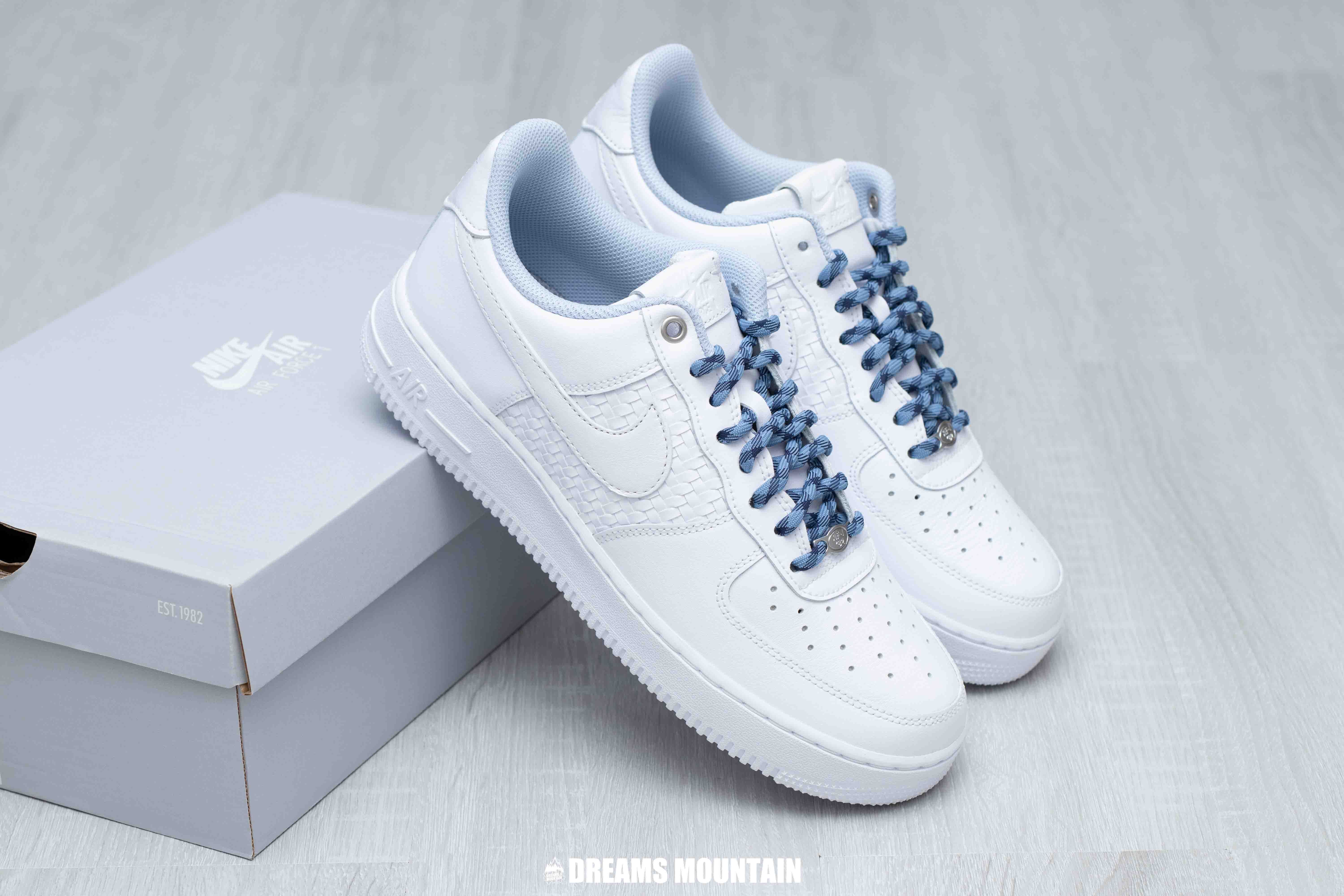 【預訂】NIKE AIR FORCE 1 07 LV8 白藍 編織 -MEN