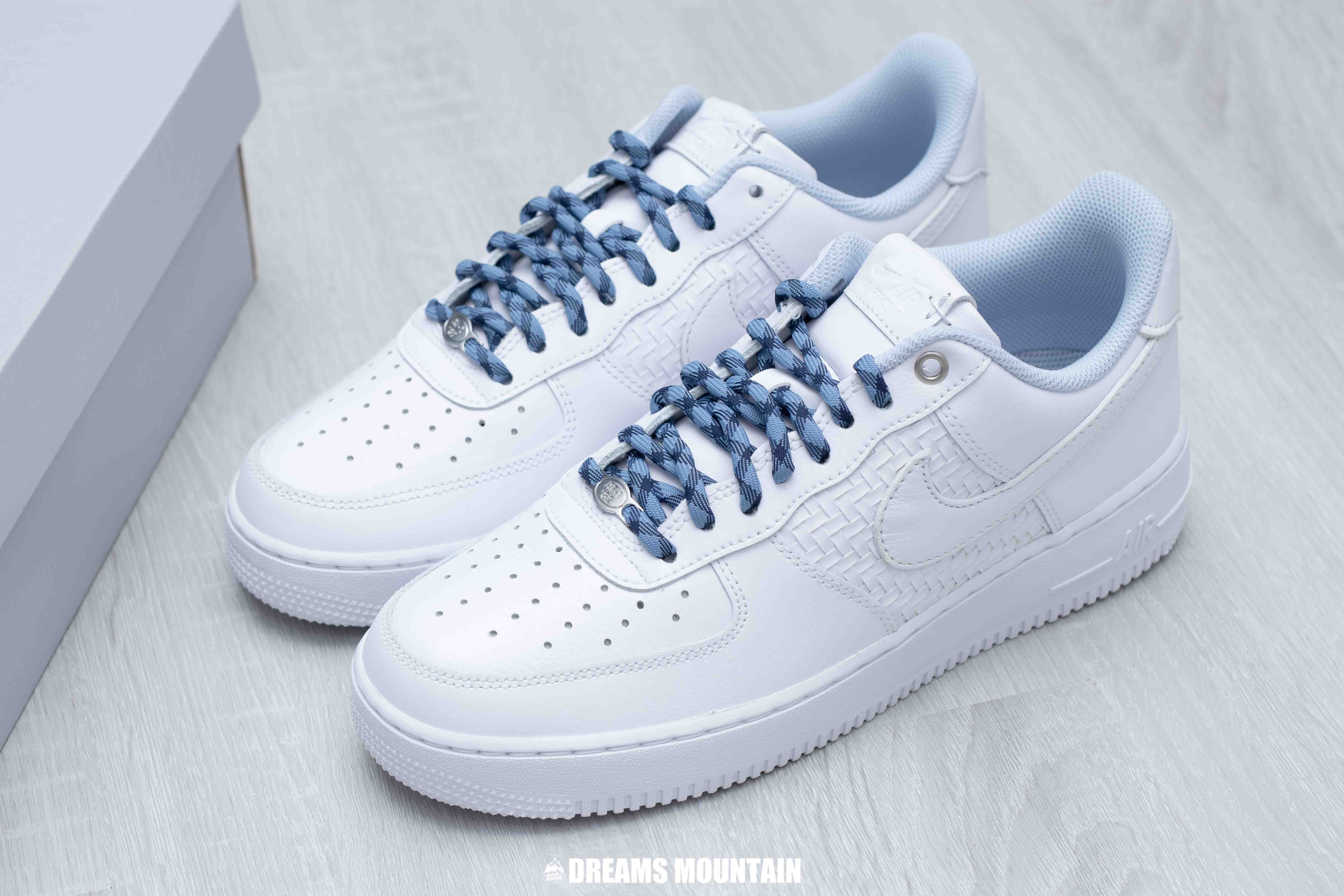 【預訂】NIKE AIR FORCE 1 07 LV8 白藍 編織 -MEN