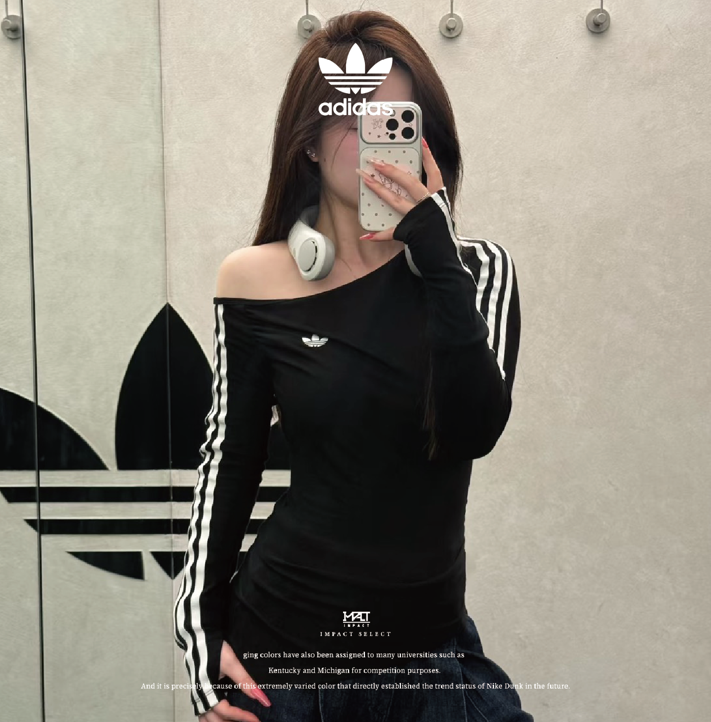 Adidas originals 斜肩 慵懶 日長 純慾 顯瘦 小心機上衣 黑灰 LE8310 LE8311