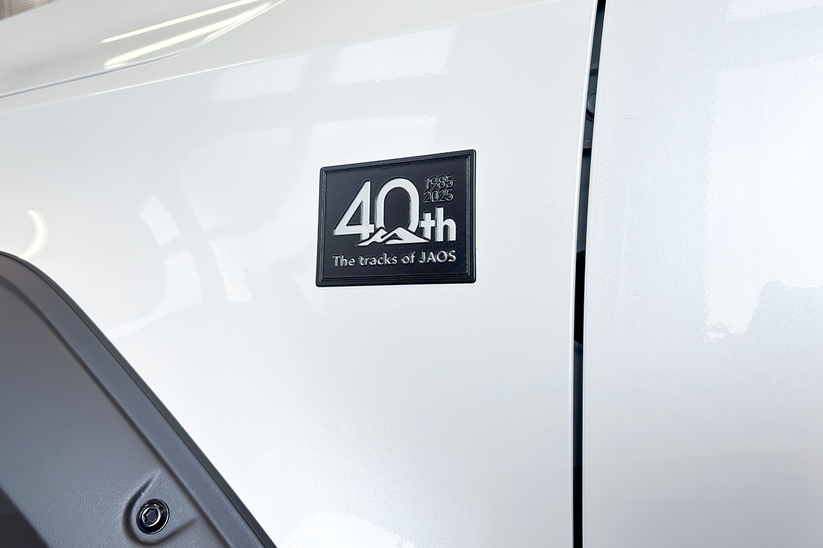 JAOS 40週年方形貼 車身貼紙 90x65mm