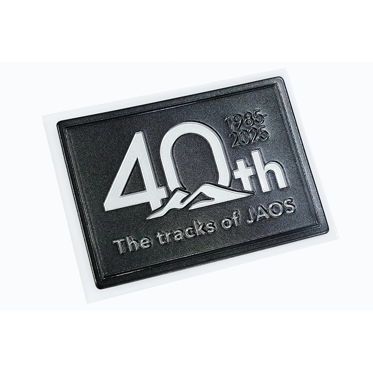 JAOS 40週年方形貼 車身貼紙 90x65mm
