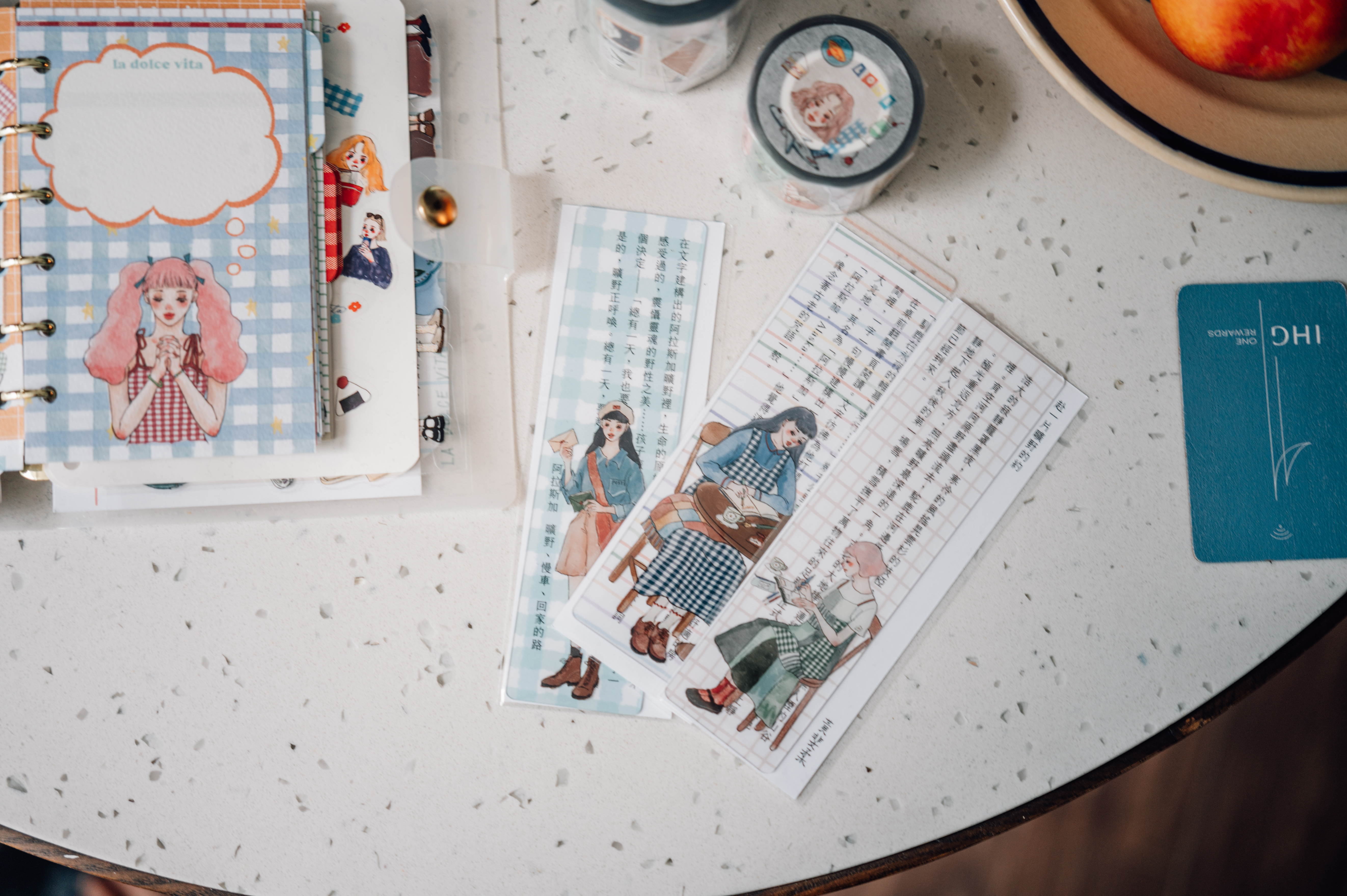 閱讀吧 透明書籤 三款｜甜蜜生活