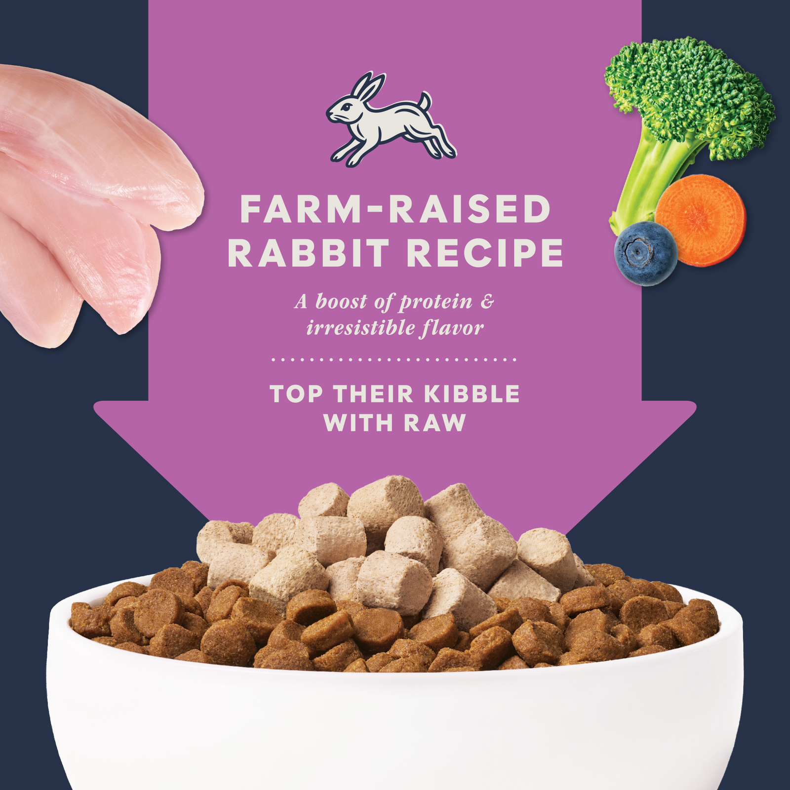 Instinct 本能 - Raw Boost Mixer 凍乾小食兔肉 Rabbit 170g/6oz