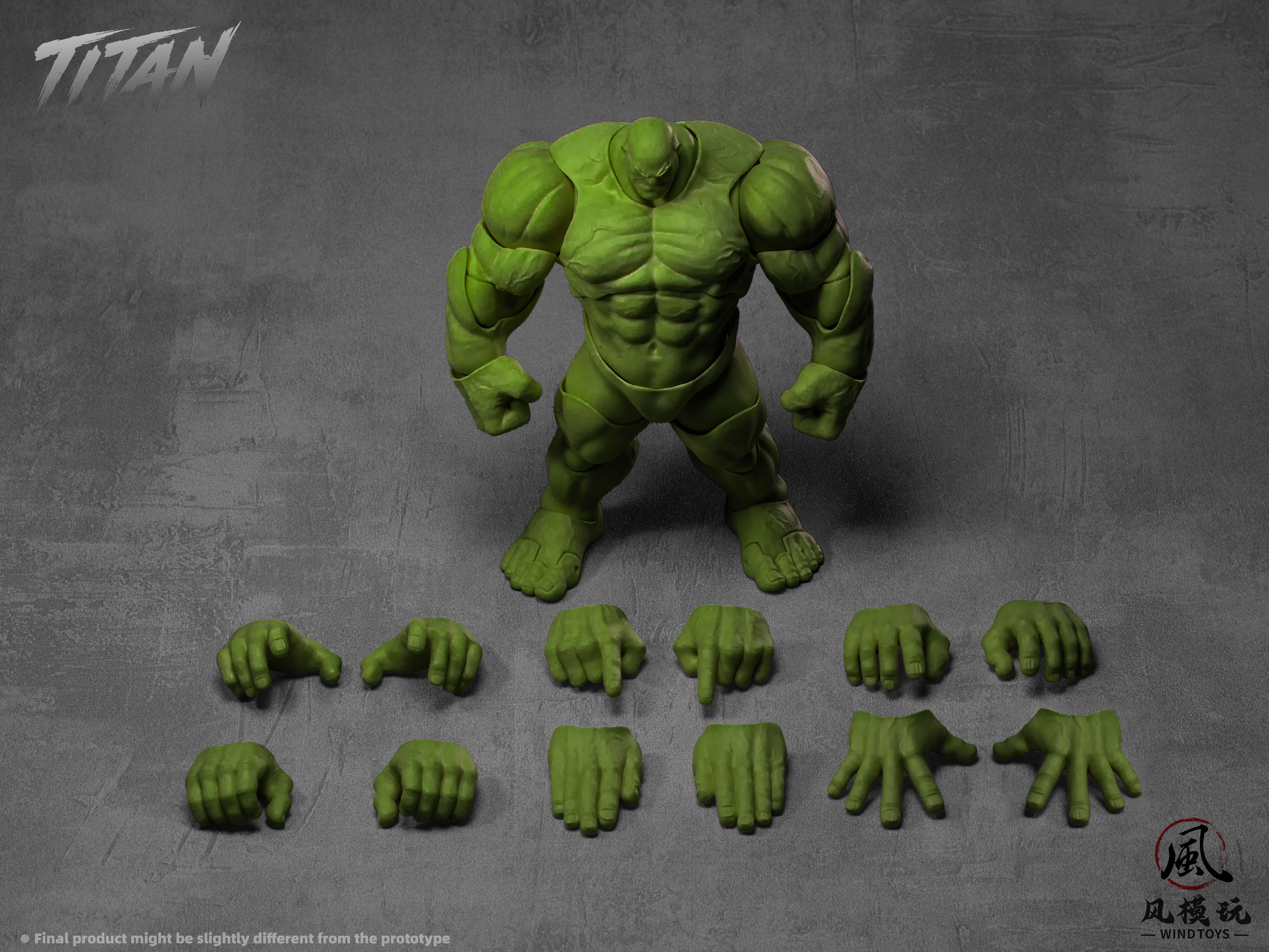 (Pre-Order) Wind toys - 1/12 Titan (Green) Action Figure (FMW010)