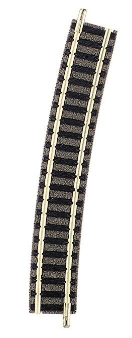 FLEISCHMANN 9131 Curved track, radius R3, 15°.