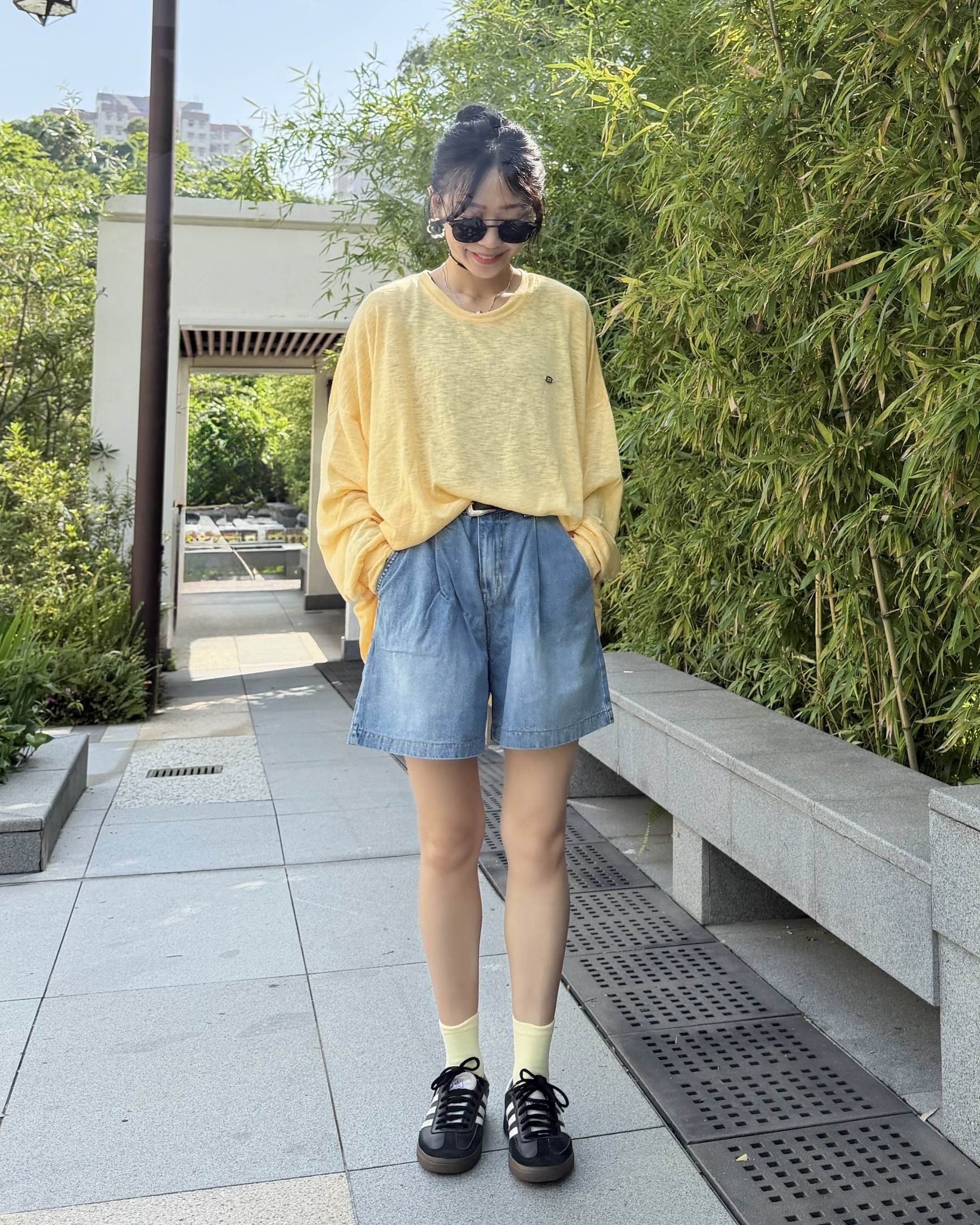 8月新品♥透薄over size tee