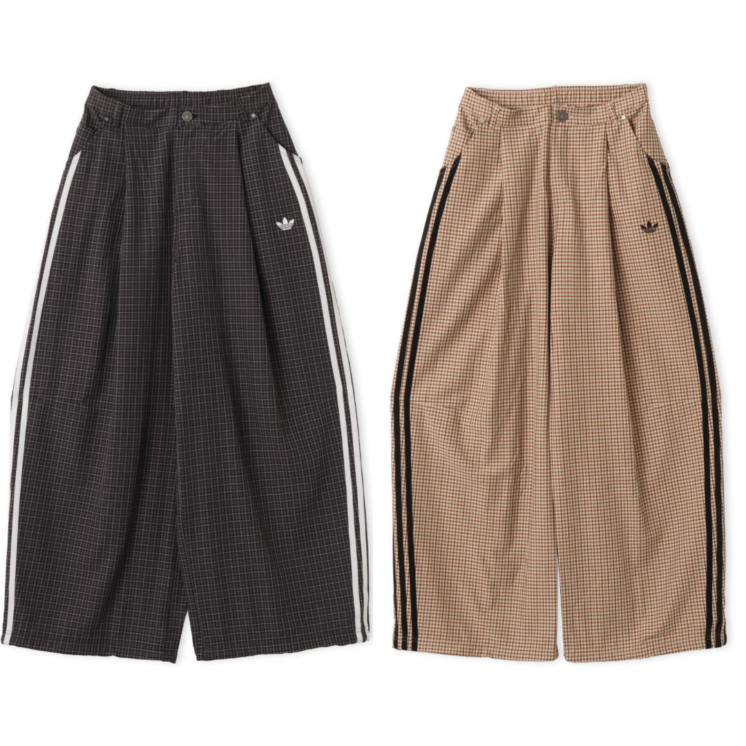 預購┃adidas CHECKS TROUSER LOOSE PANTS 復古 格子 格紋 褲子