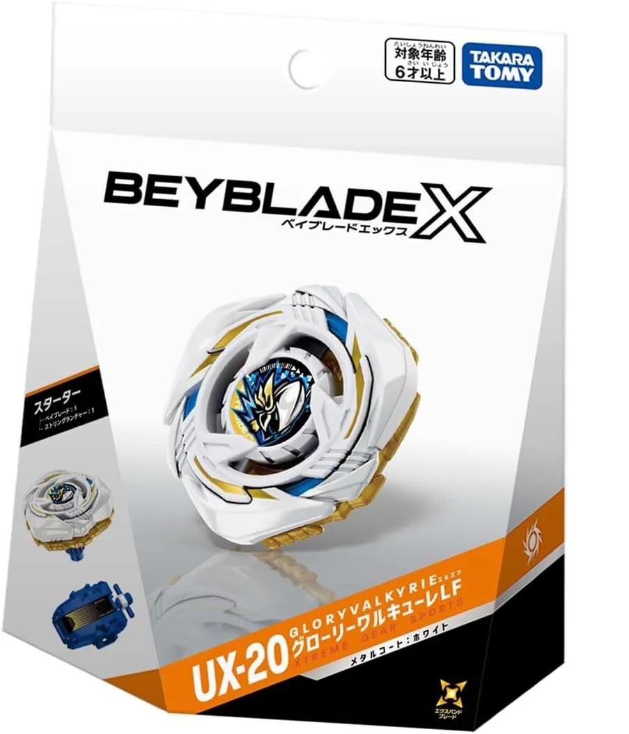 【TAKARA TOMY】戰鬥陀螺 UX-20 榮耀戰神 女武神 榮耀瓦爾基裏LF 旋轉陀螺 對戰玩 台灣代理版 可掃QR strc