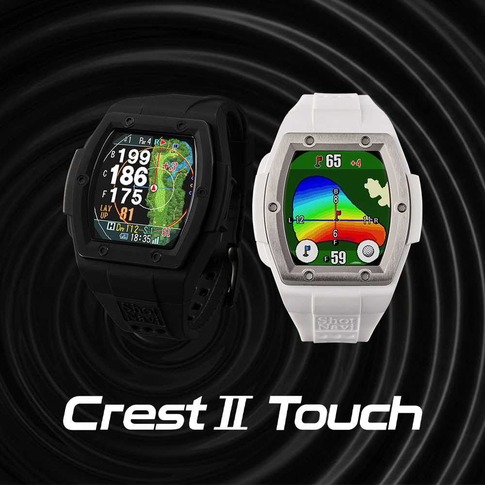 日本 Shot Navi CREST II Touch 高爾夫GPS定位手錶