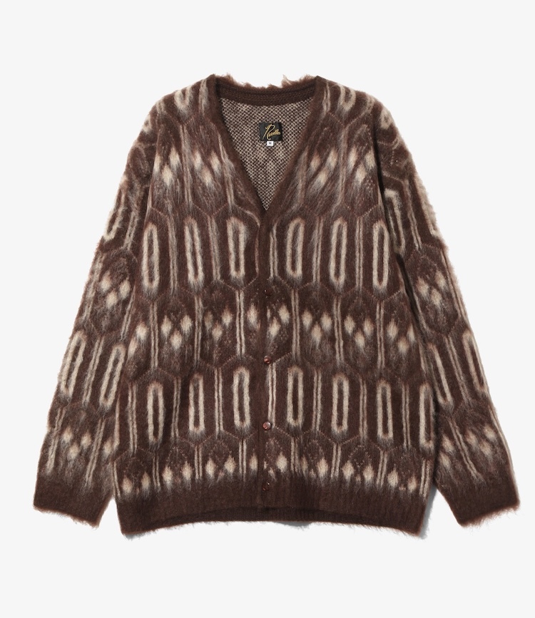Needles - RW357 Mohair Cardigan - Geometric
