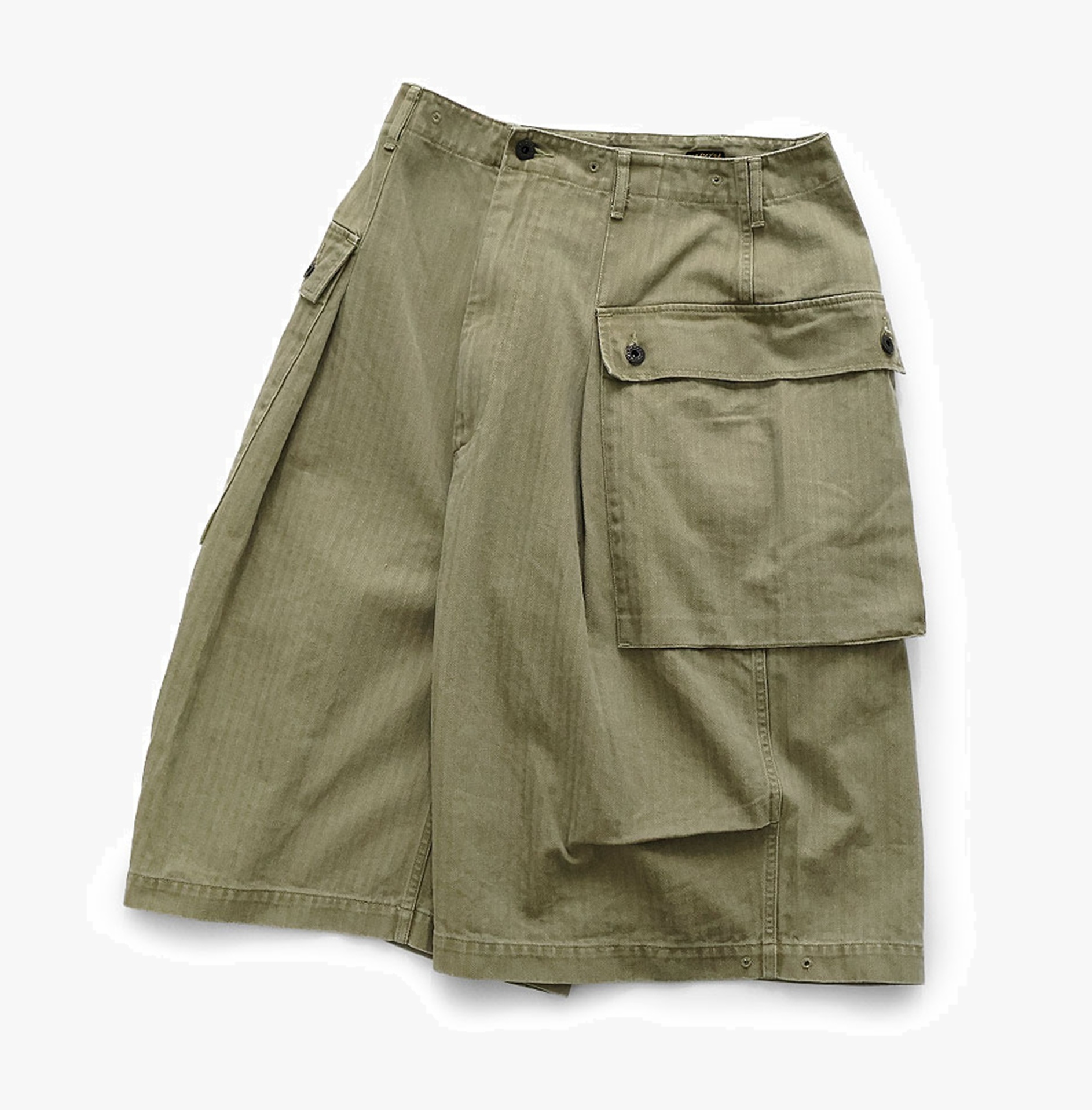 KAPITAL 2026 Herringbone Jumbo Monkey Shorts - PRE ORDER ITEM (預訂中)